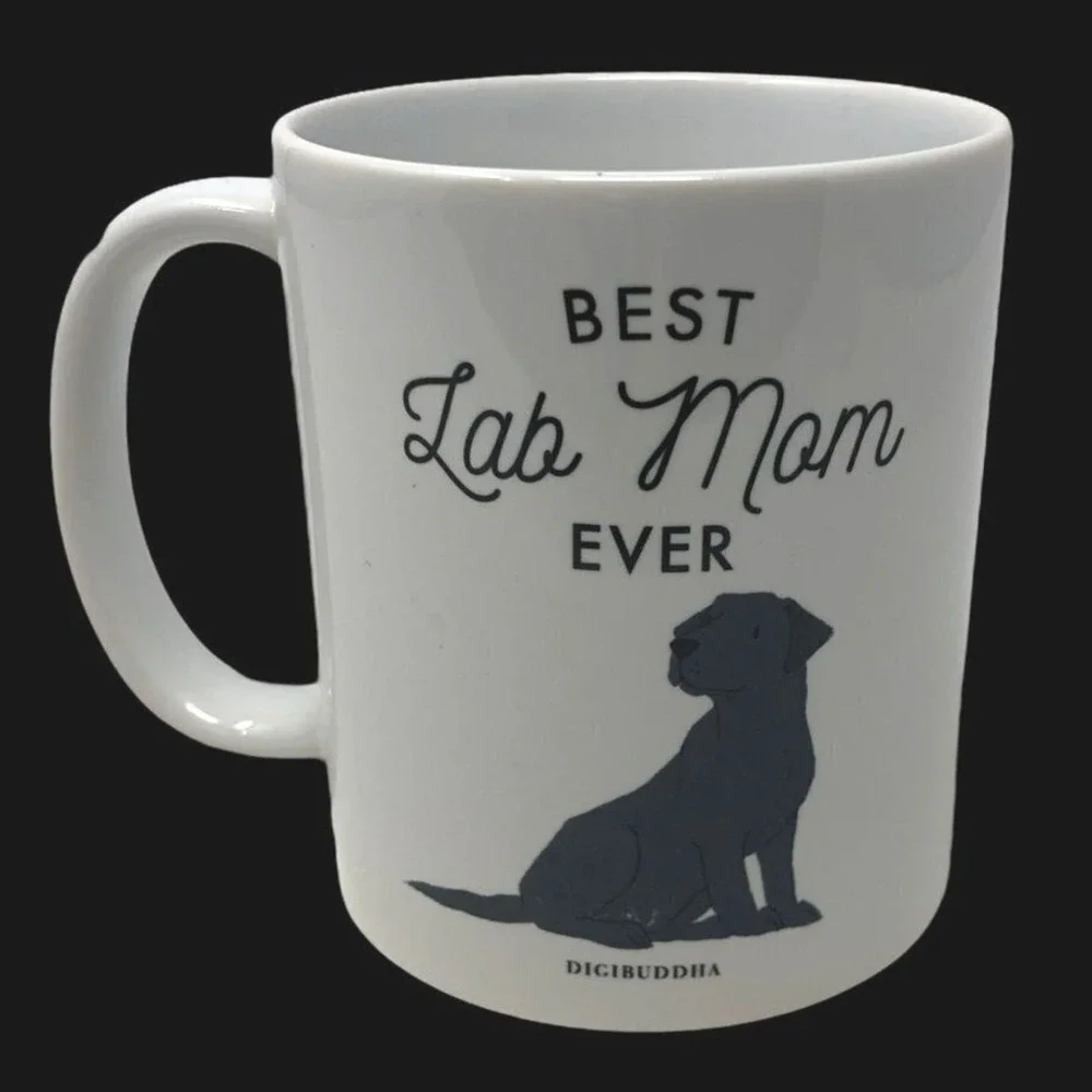 Best Lab Mom Ever Dog Coffee Mug Cup Mothers Day Fur Mom Gift‎